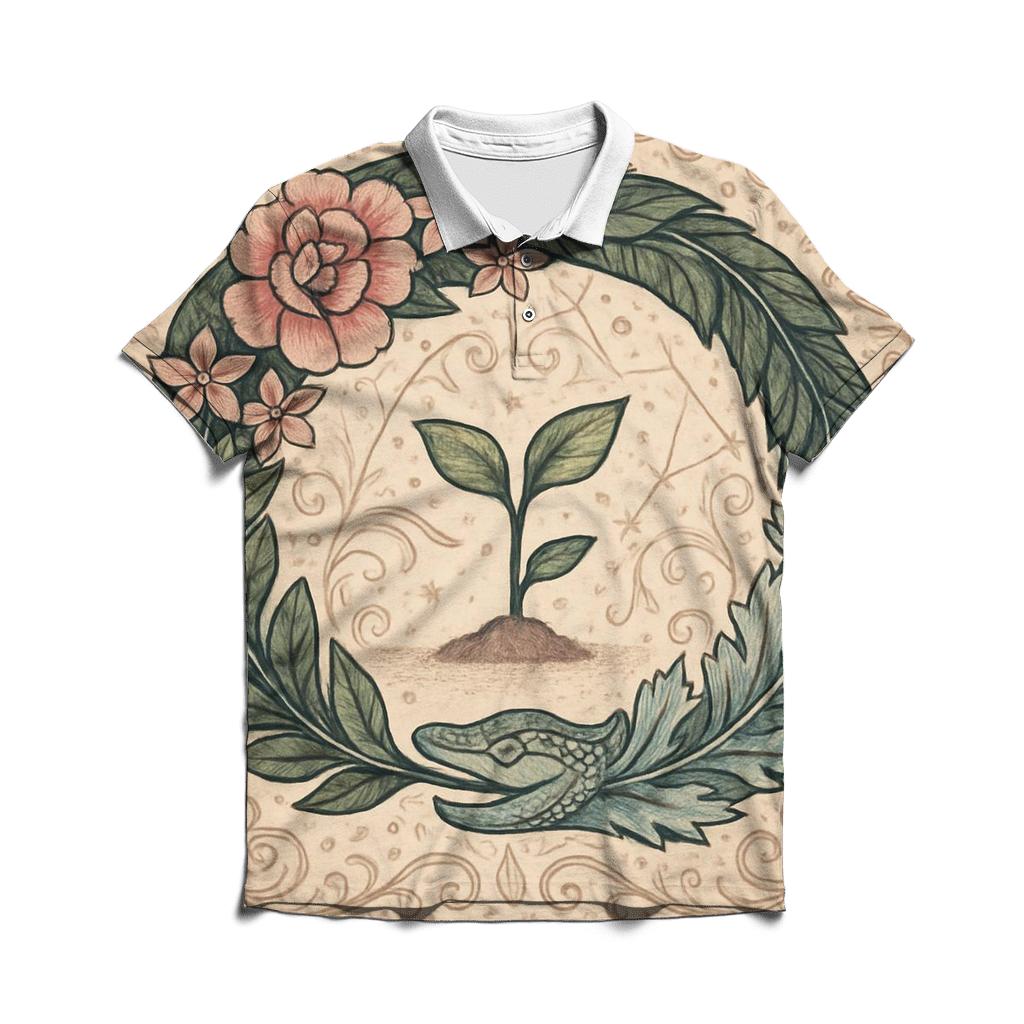 Garden Of Endless Seasons designer slim fit polos