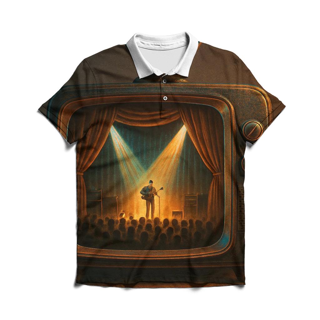 Retro TV Soundstage classic pique polos