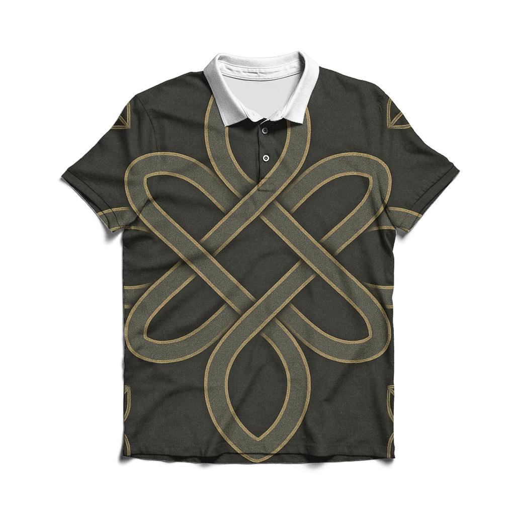 Interlace Of Peace designer slim fit polos