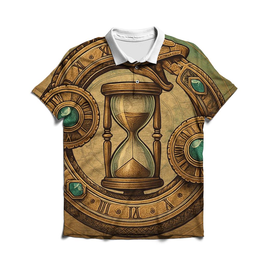 Clockwork Serpent Of Chronus casual sports polo shirts