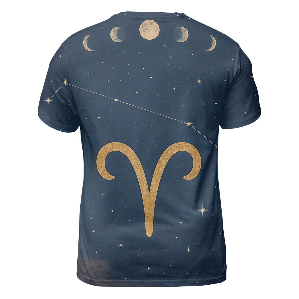 Celestial Aries Constellation Map personalized full print shirts