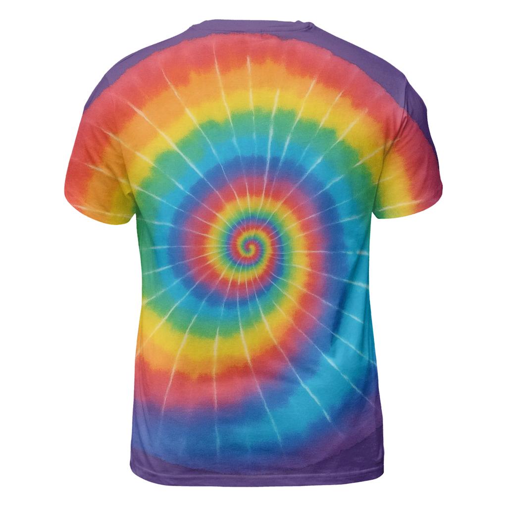 Classic Rainbow Spiral creative print fashion shirts