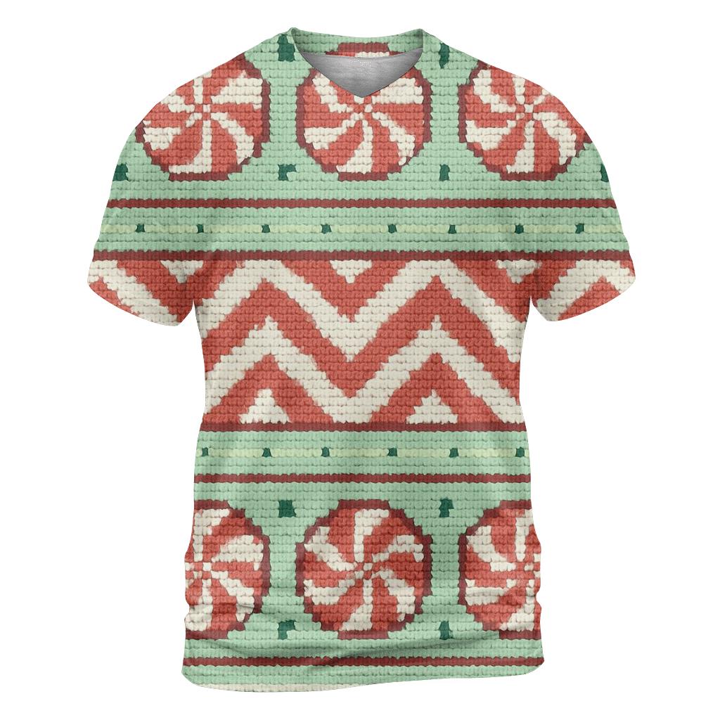 Pixel Peppermint Ridge Design personalized full print shirts