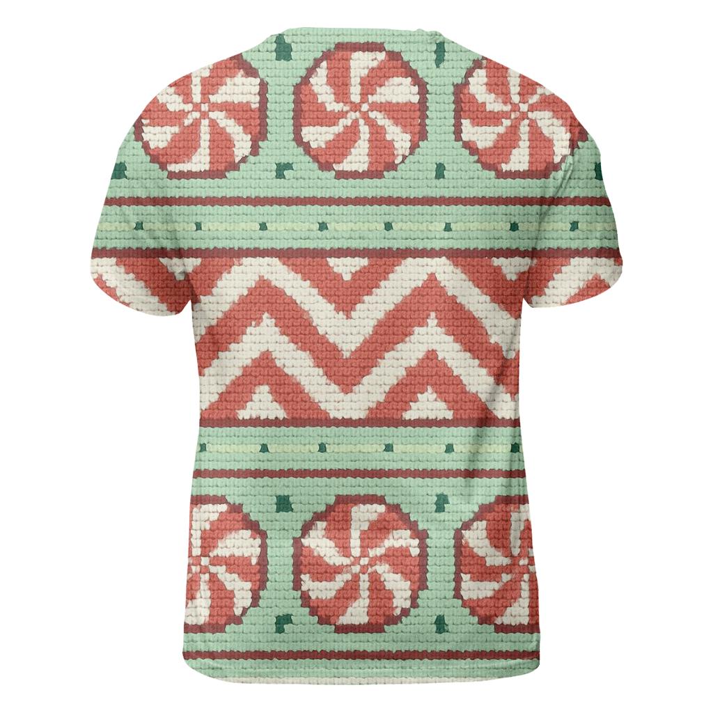 Pixel Peppermint Ridge Design personalized full print shirts