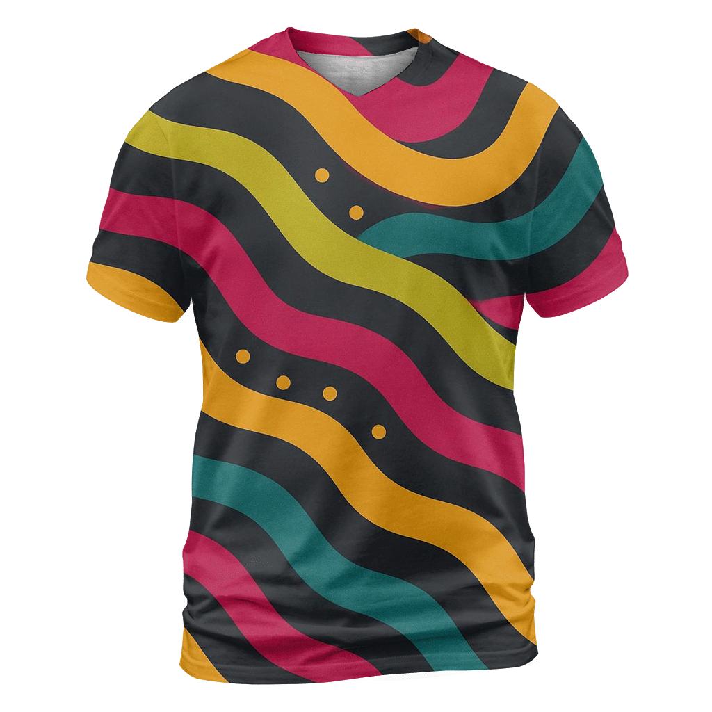 Acid Rainbow Tracks custom all-over print shirts
