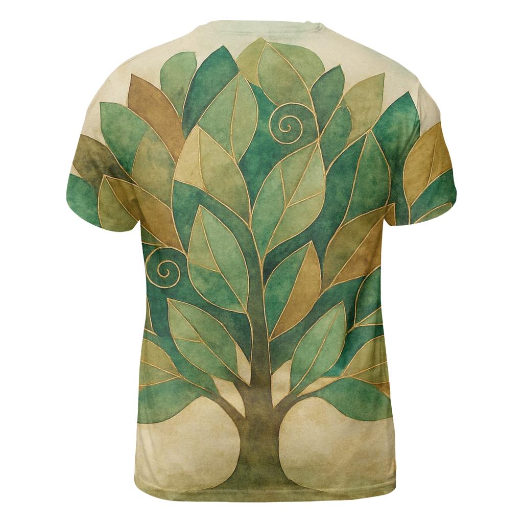 Verdant Harmony statement graphic shirts
