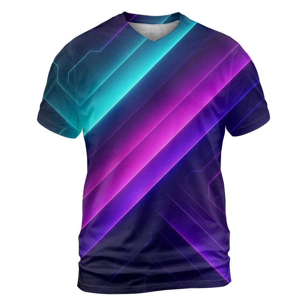 Circuit Neon Flow custom all-over print shirts