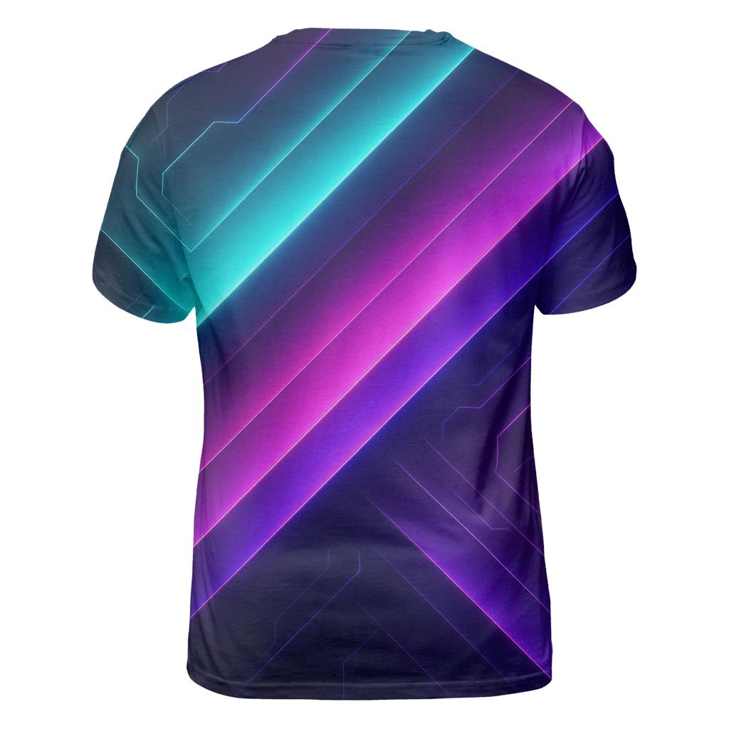 Circuit Neon Flow custom all-over print shirts