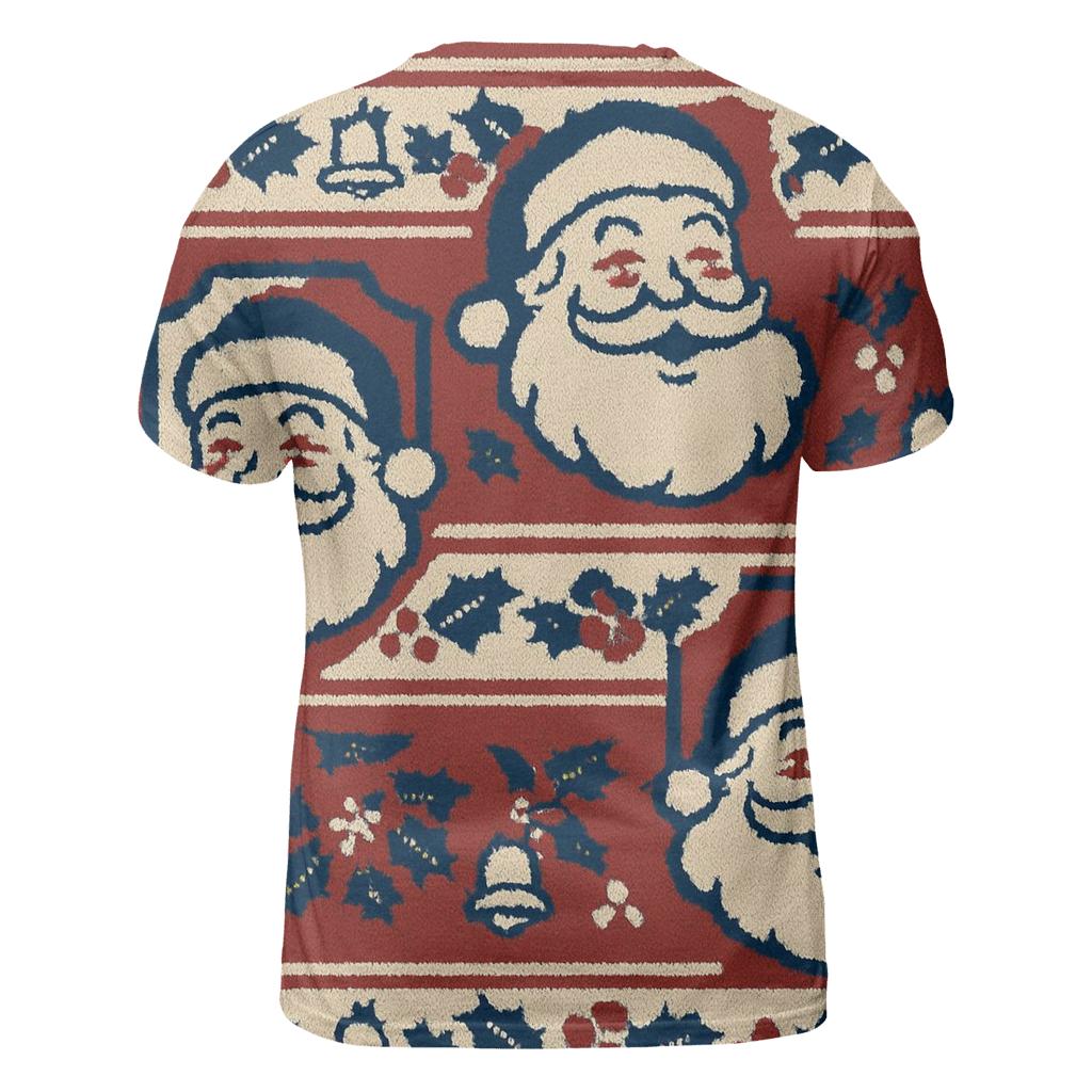 Santa Sweater Crest Design designer pattern shirts
