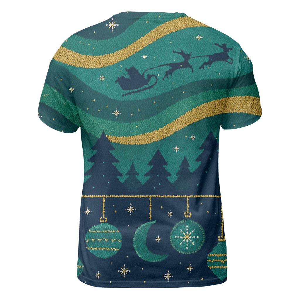 Northern Lights Ornament Band Design unique graphic print tees