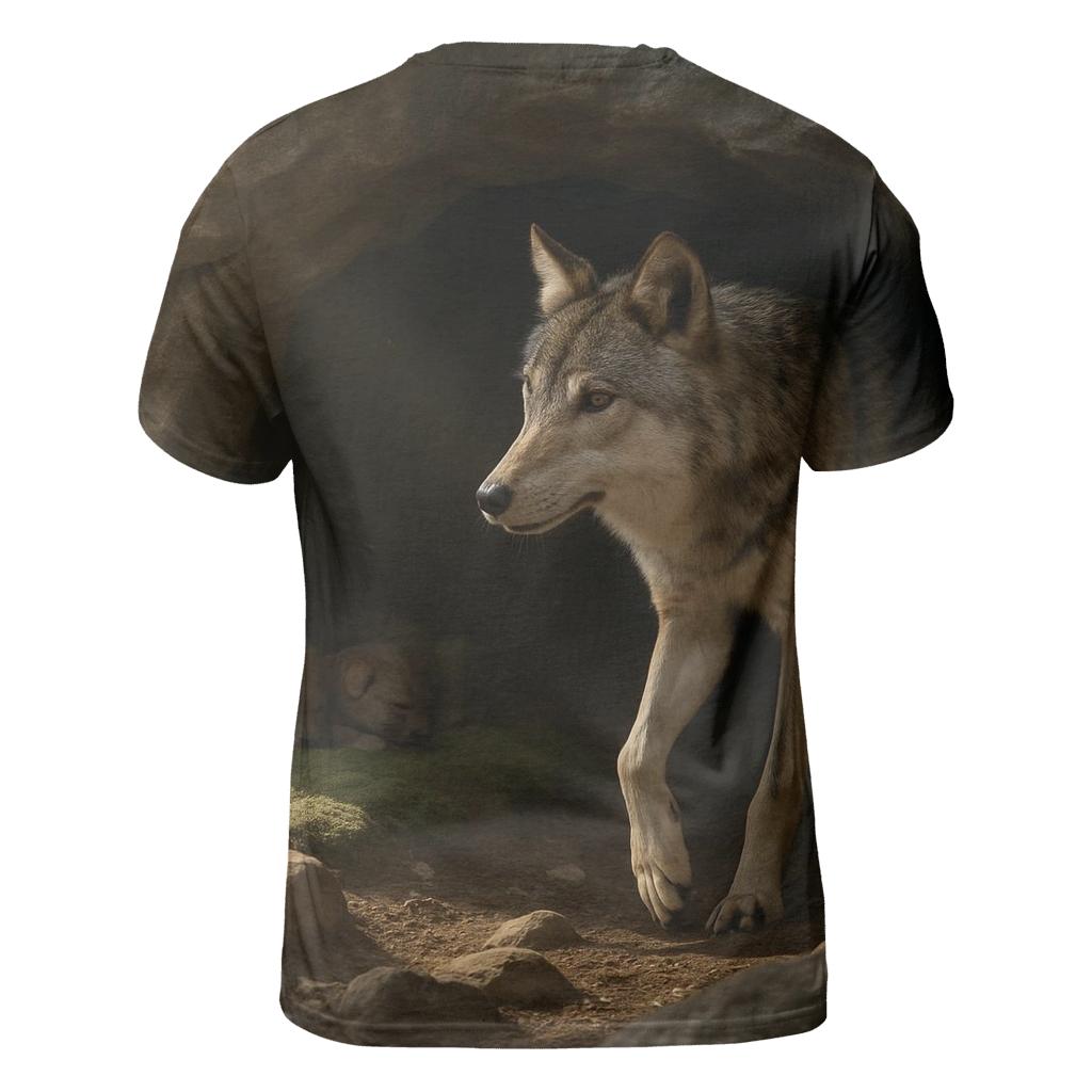 Cave Den Morning vibrant all-over design tees