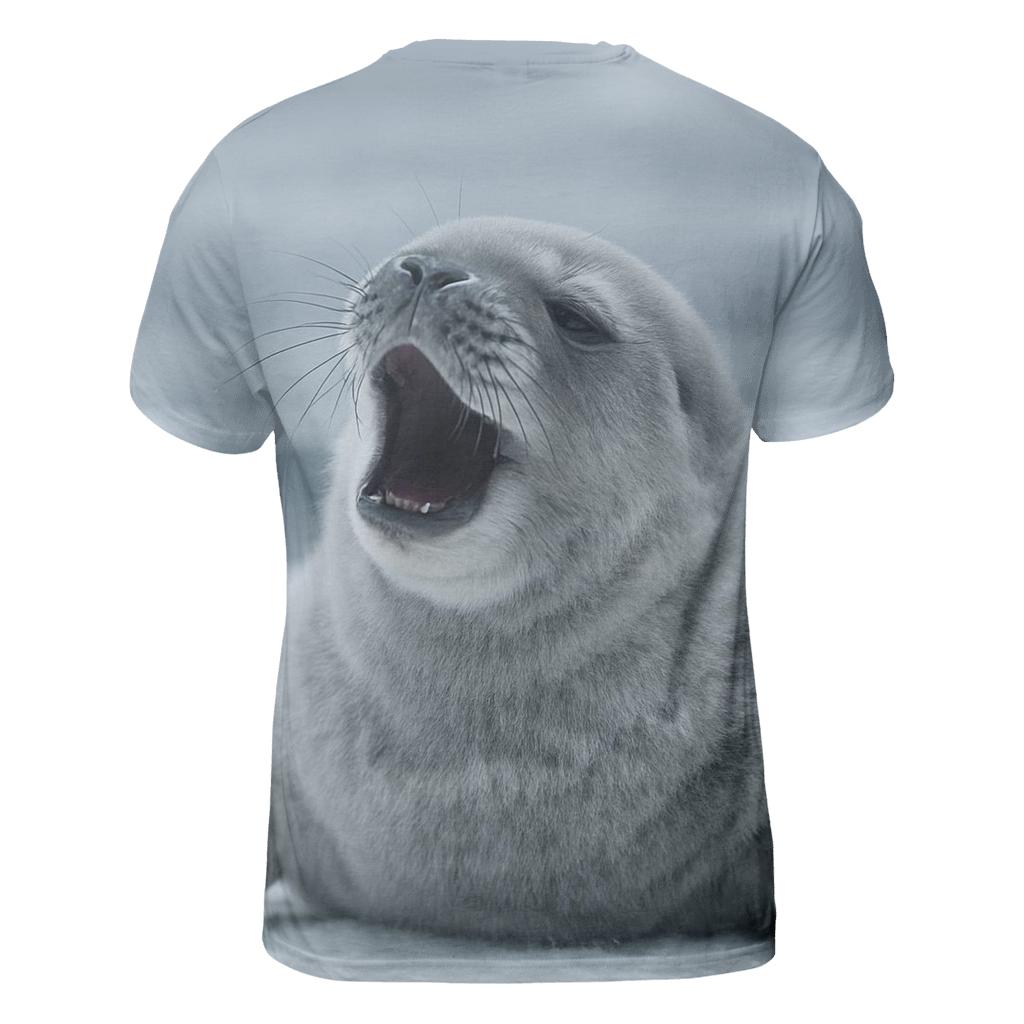Glacial Articulate — Weddell Seal Pup designer pattern shirts