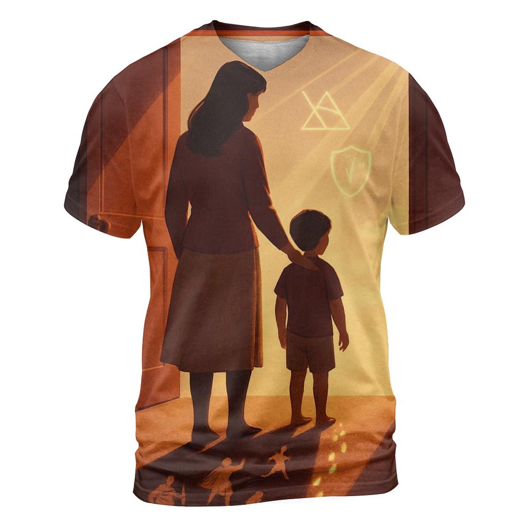 Guardian Of Quiet Courage artistic all-over print tops
