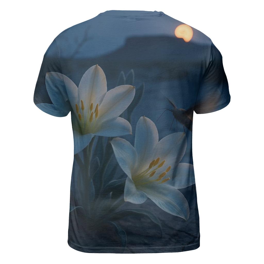 Desert Evening Bloom Of Desert Lily custom all-over print shirts
