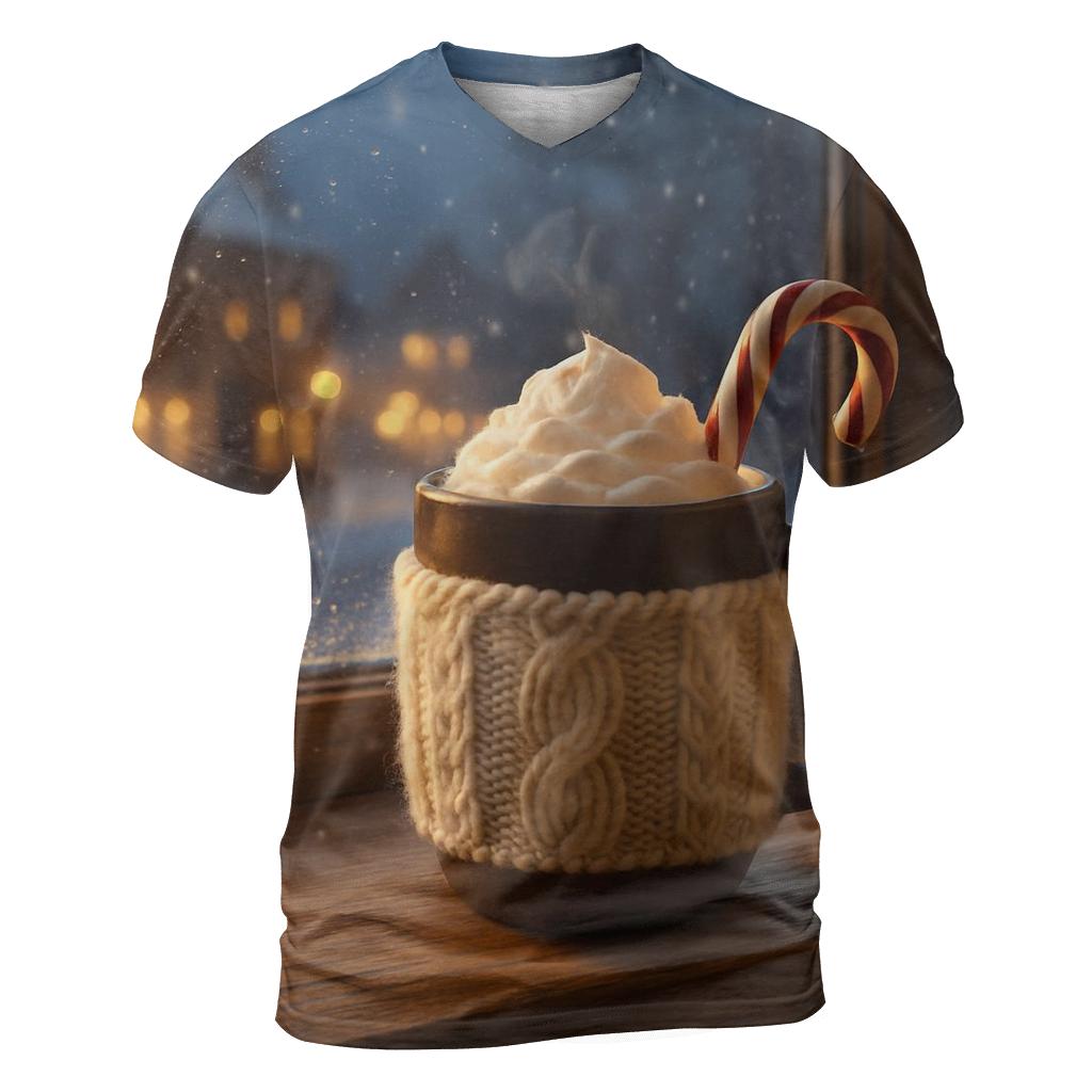 Window Cocoa Village vibrant all-over design tees