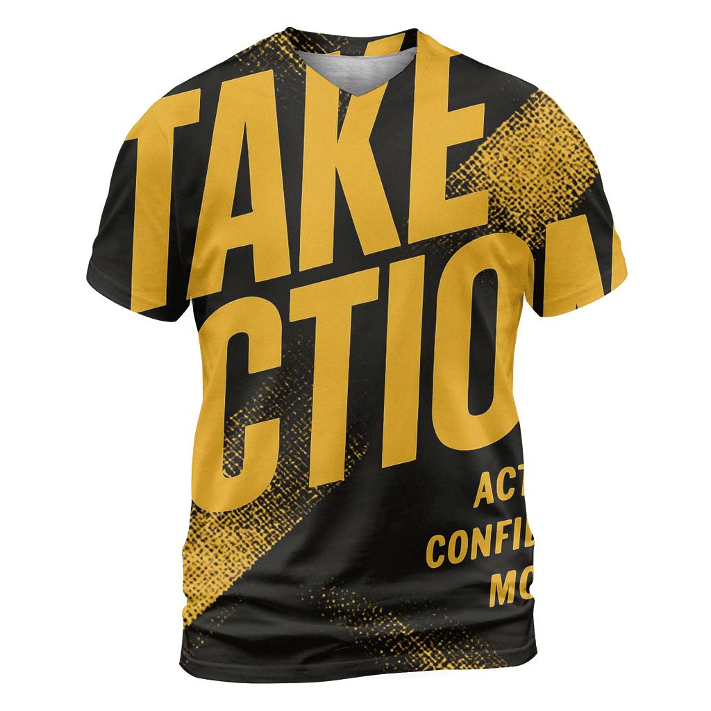 Bold Typography Empowerment unique graphic print tees