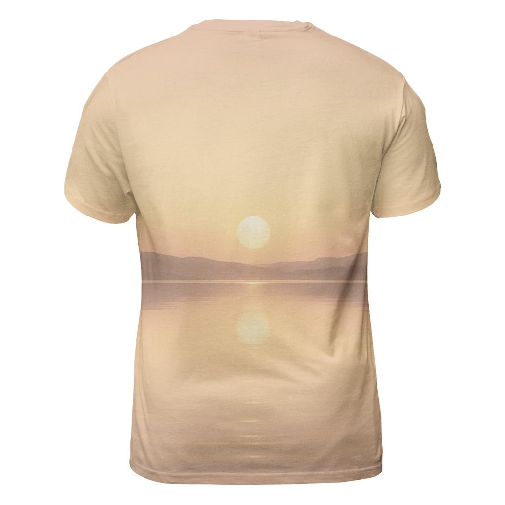 Dawn Reflection artistic all-over print tops