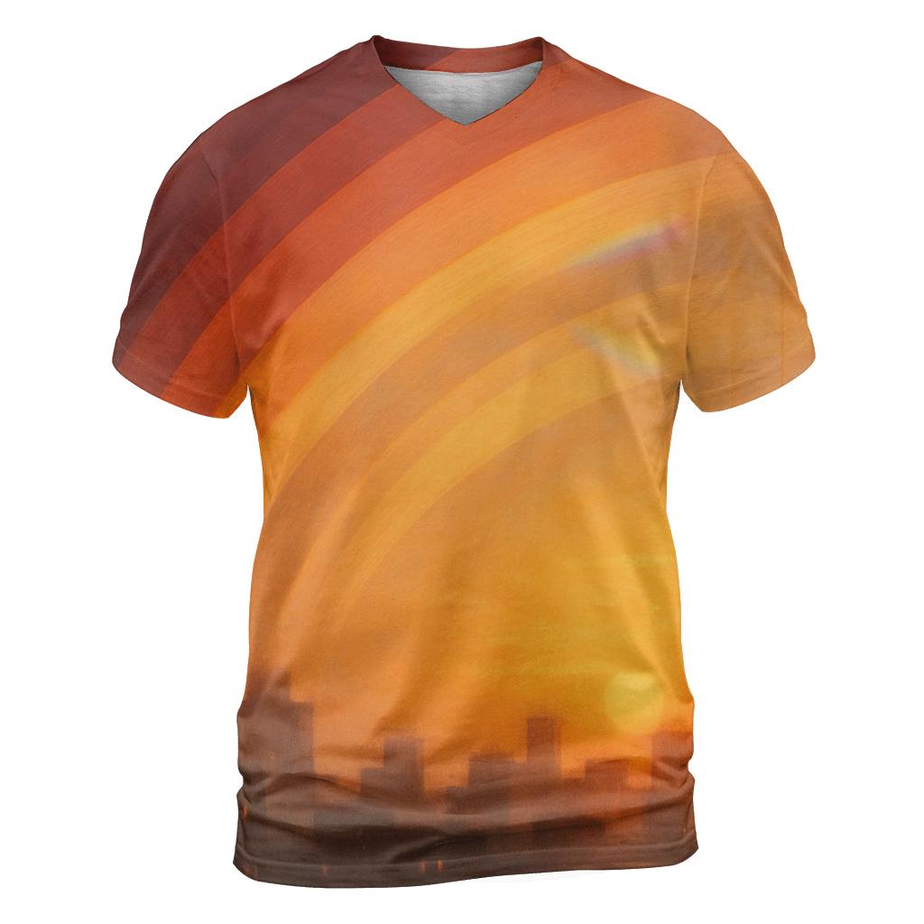Sunset Prism Curve personalized full print shirts
