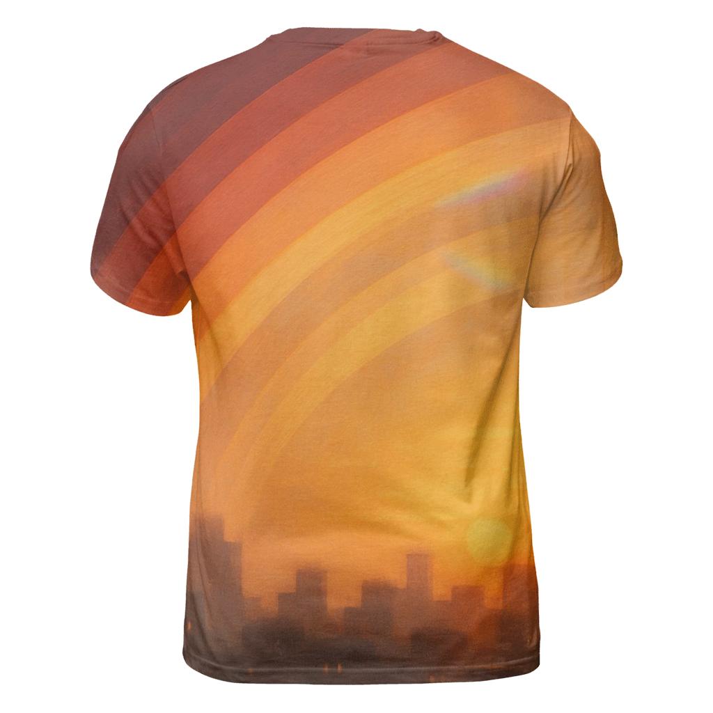 Sunset Prism Curve personalized full print shirts