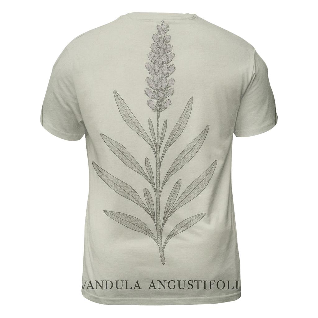 Faded Floral Botanical Plate personalized full print shirts