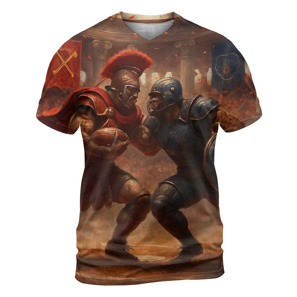 Ballpark Coliseum Charge custom all-over print shirts