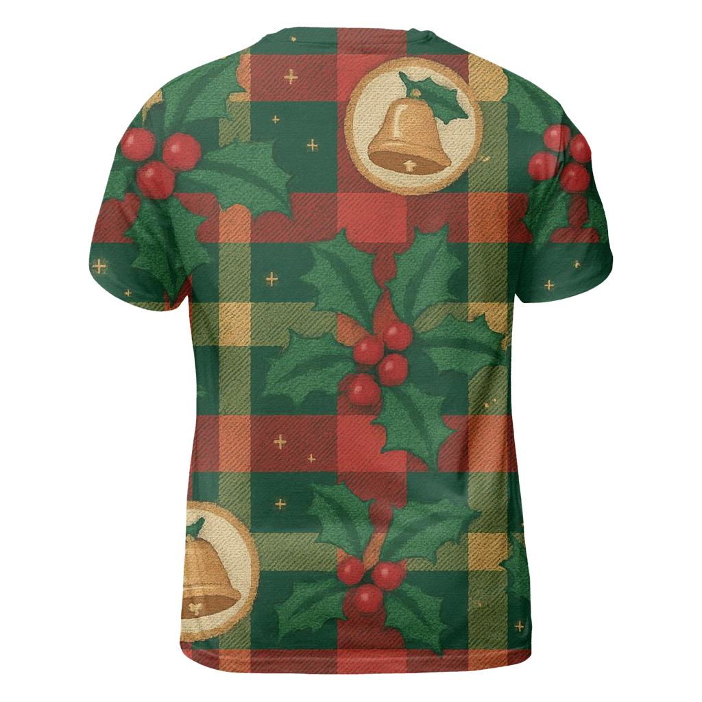 Holly Jingle Plaid Design designer pattern shirts
