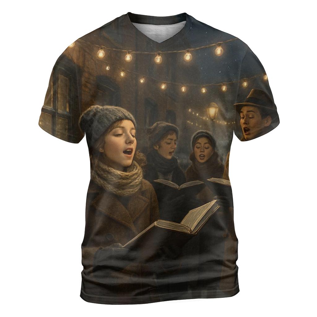 Midnight Carolers Lane trendy printed shirt styles