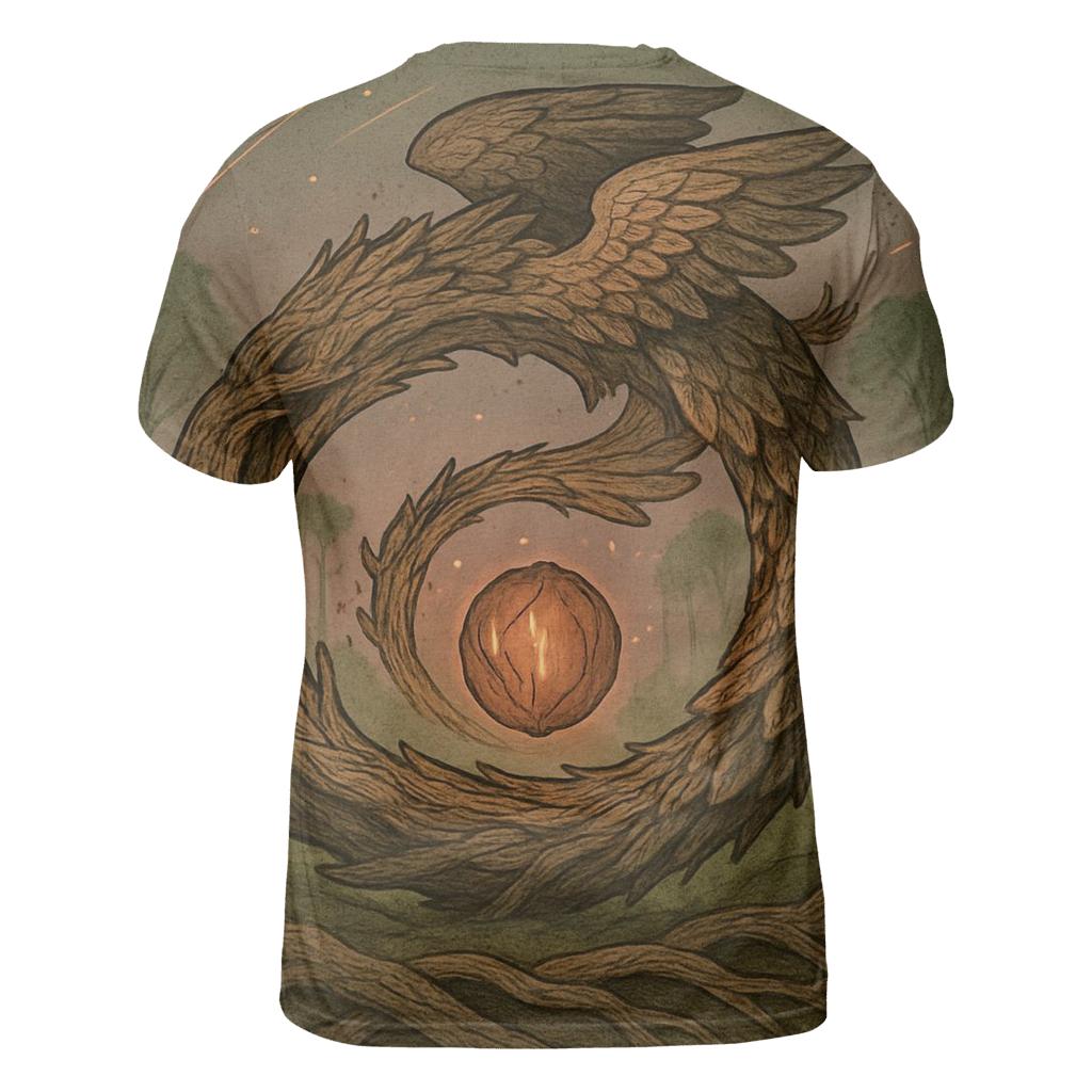Seed Of Rebirth Ouroboros unique graphic print tees