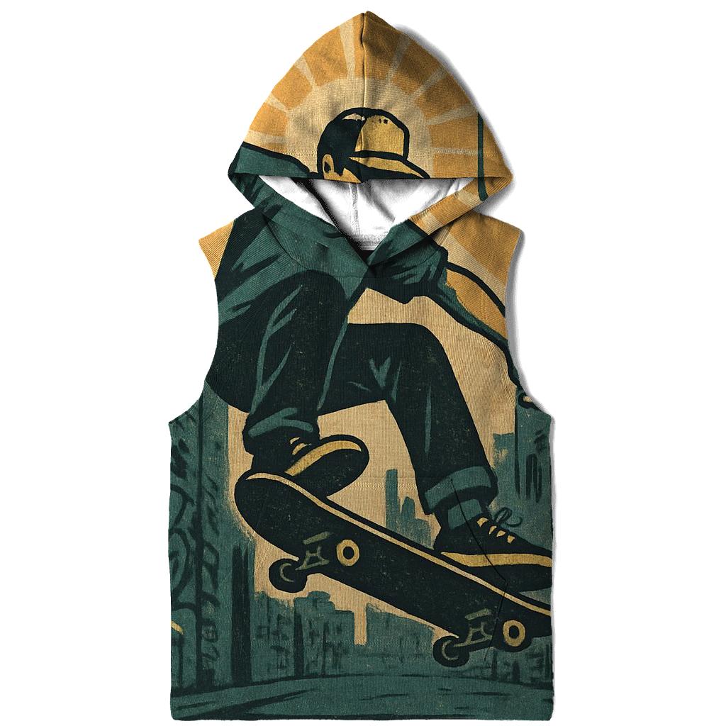 Retro Skateboard Alley custom hoodies