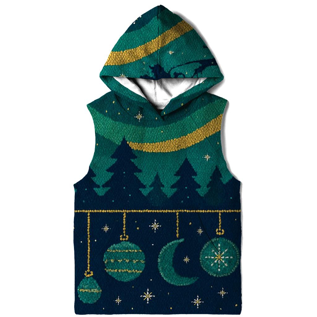 Northern Lights Ornament Band Design pullover hoodies