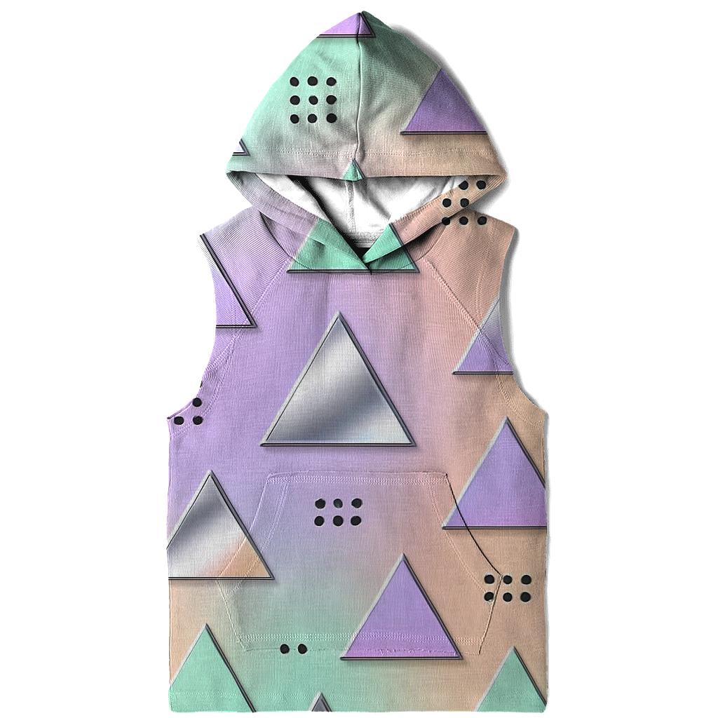 Chrome Triangle Pattern premium hoodies