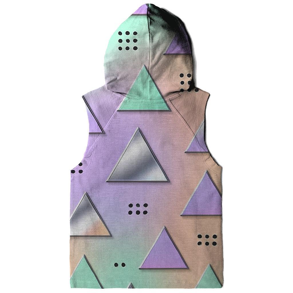 Chrome Triangle Pattern premium hoodies