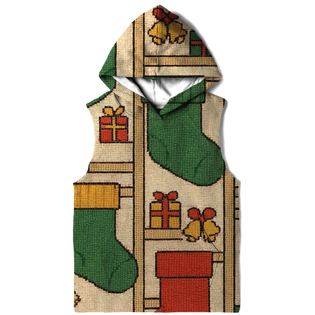 Stocking Ladder Patch Design embroidered hoodies