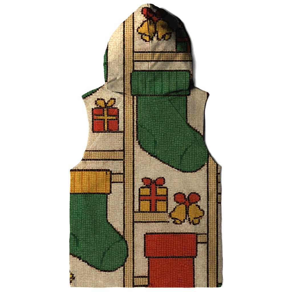 Stocking Ladder Patch Design embroidered hoodies