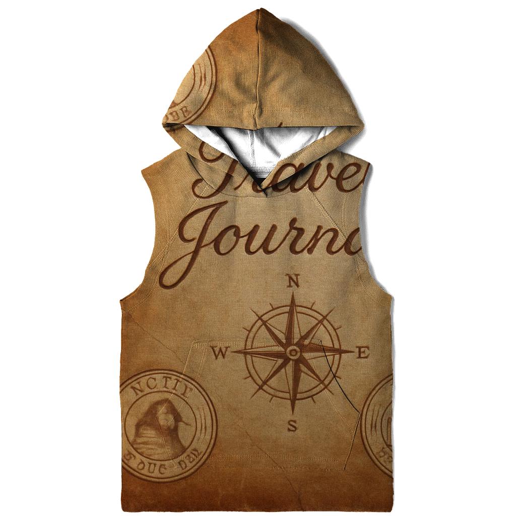 Weathered Leather Travel Journal Cover pullover hoodies
