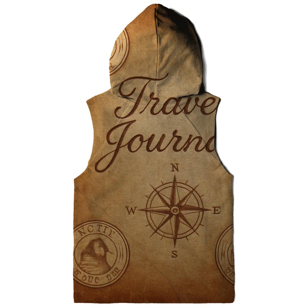 Weathered Leather Travel Journal Cover pullover hoodies