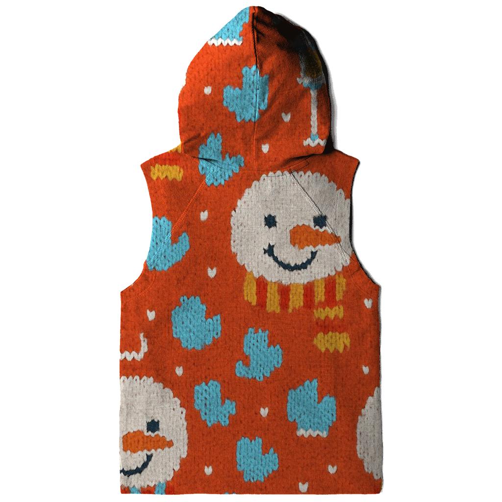 Snowman Scarf Grid Design hoodie designs