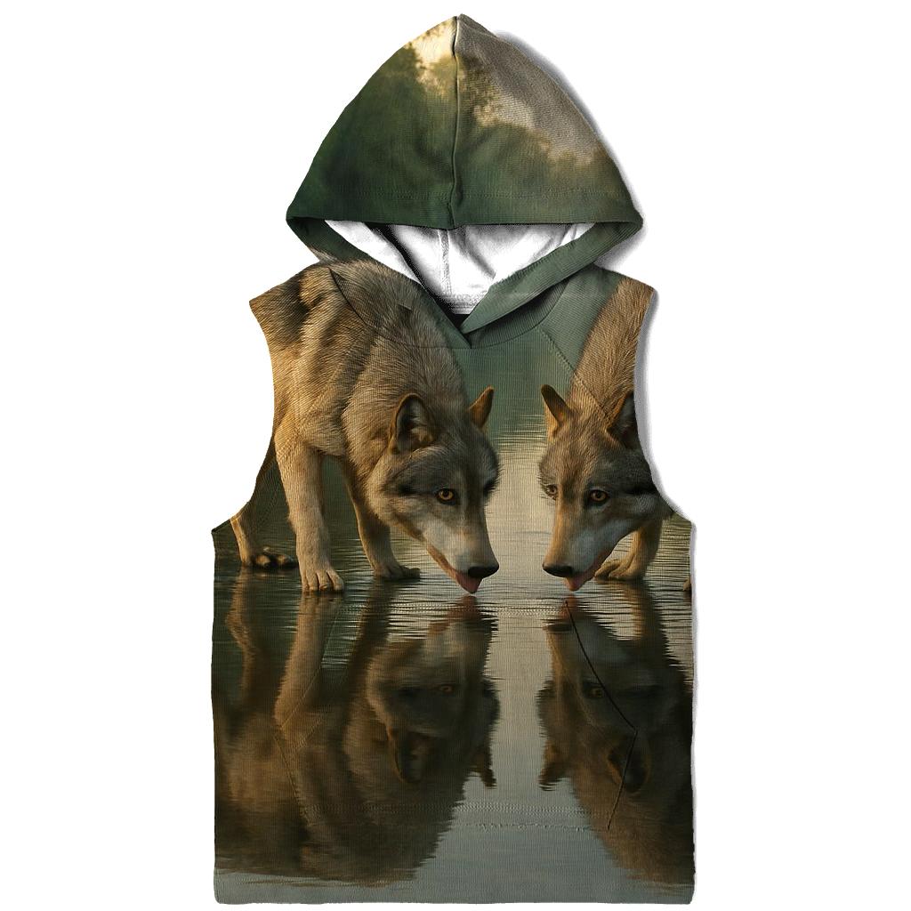 Riverbank Reflection Pair hoodie trends