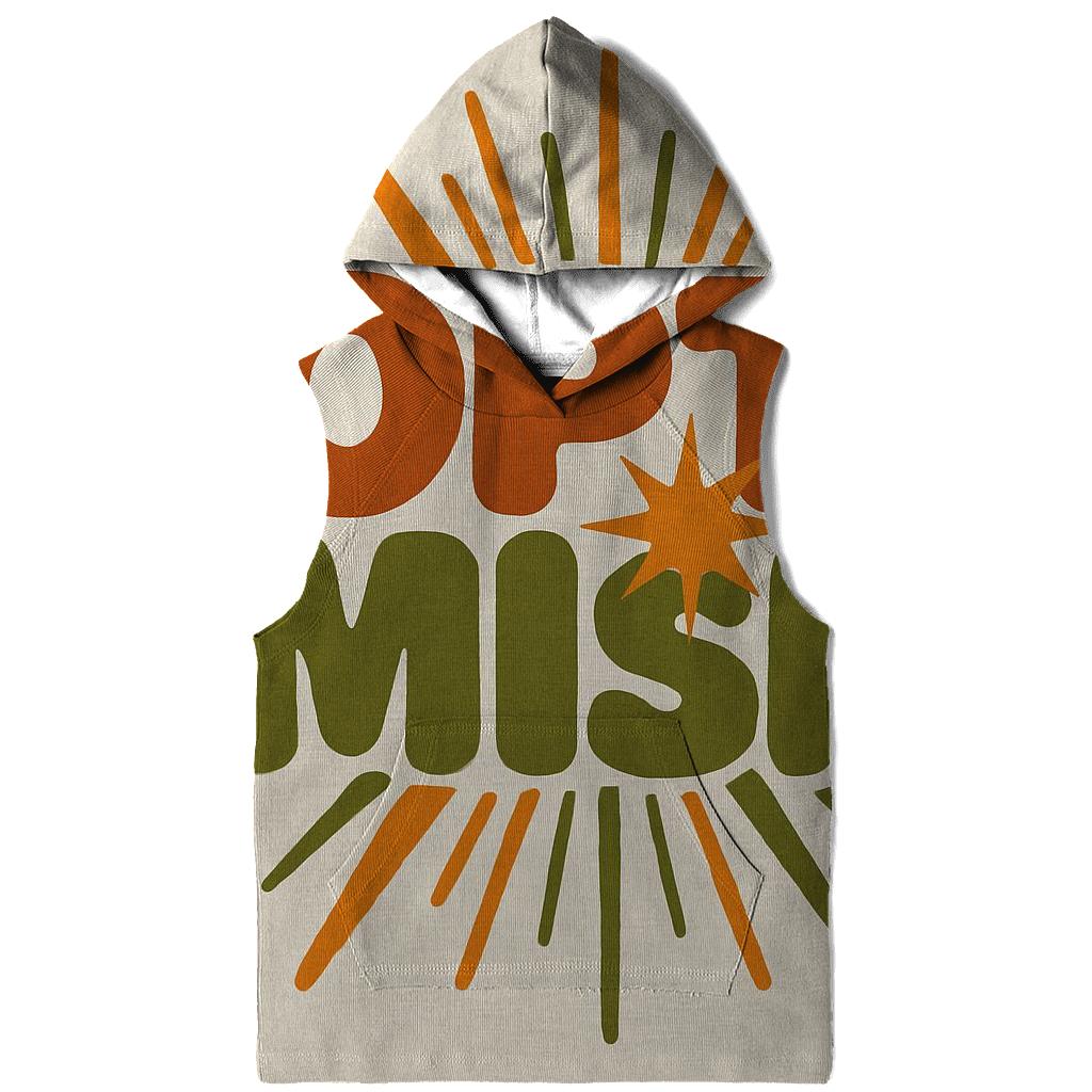 Solar Flare Typography lightweight hoodies