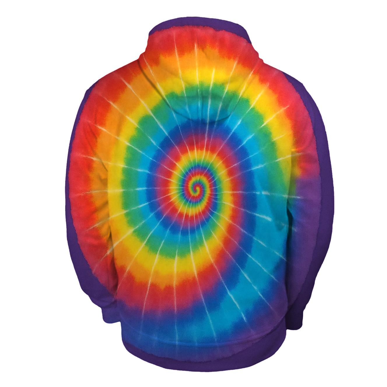 Classic Rainbow Spiral designer hoodies