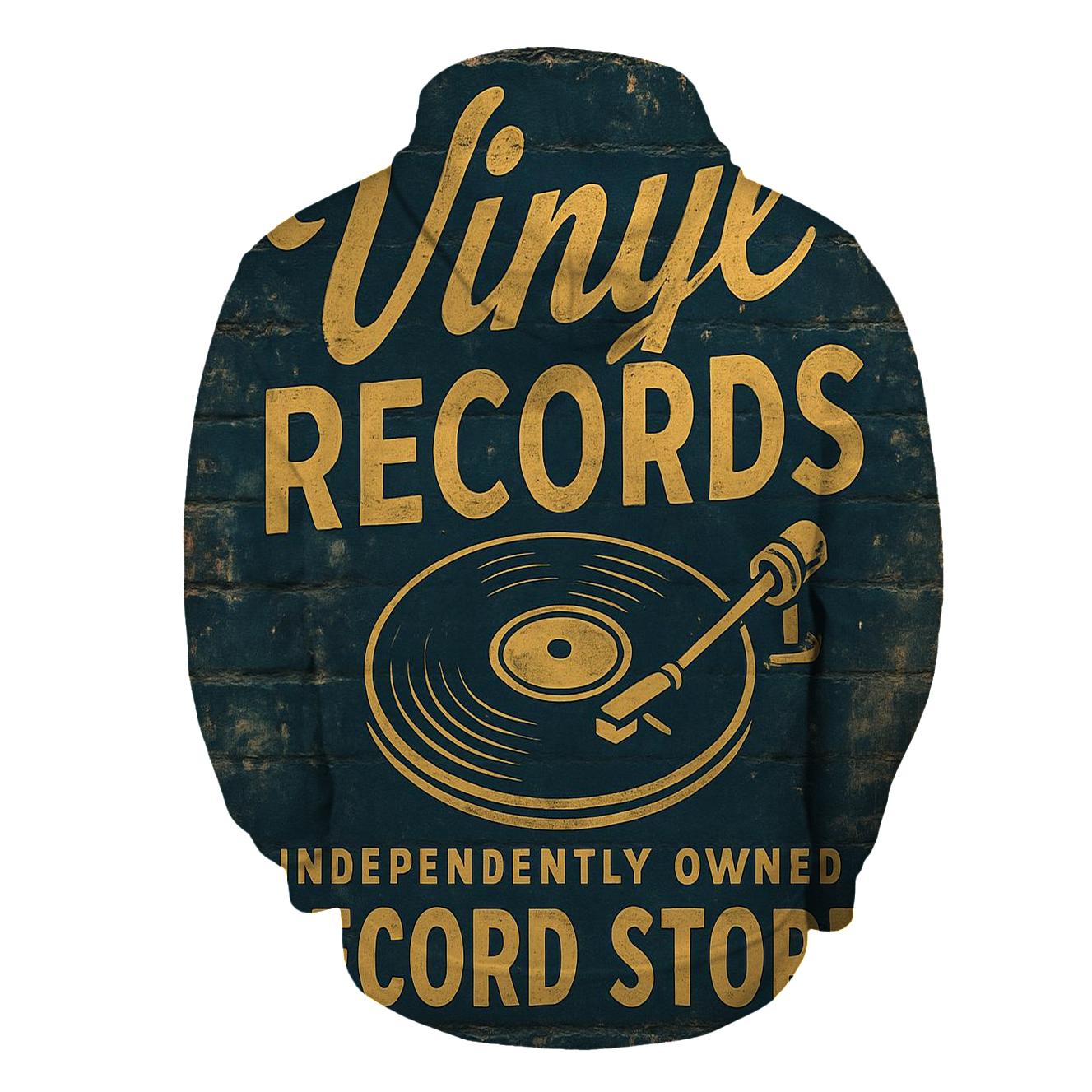 Vintage Vinyl Record Shop Sign hoodie trends