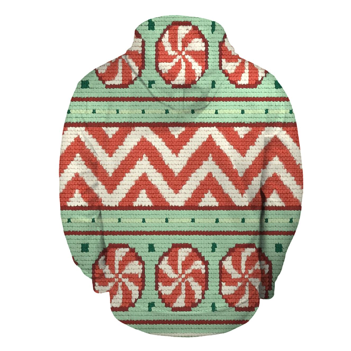 Pixel Peppermint Ridge Design lightweight hoodies