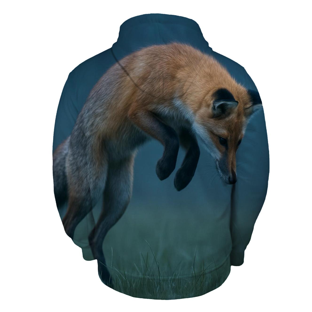 Crepuscular Hunt — Red Fox premium hoodies