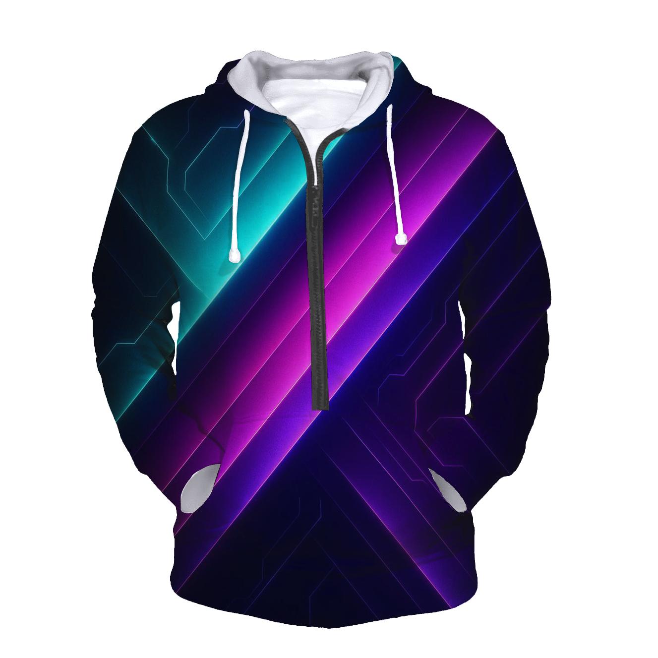 Circuit Neon Flow hoodie trends