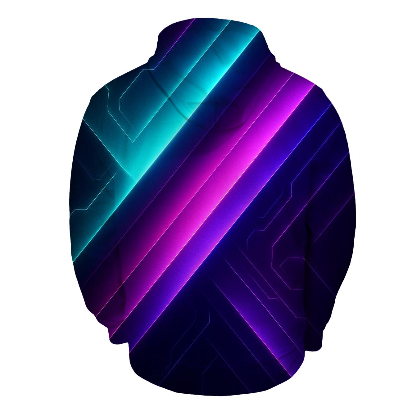 Circuit Neon Flow hoodie trends