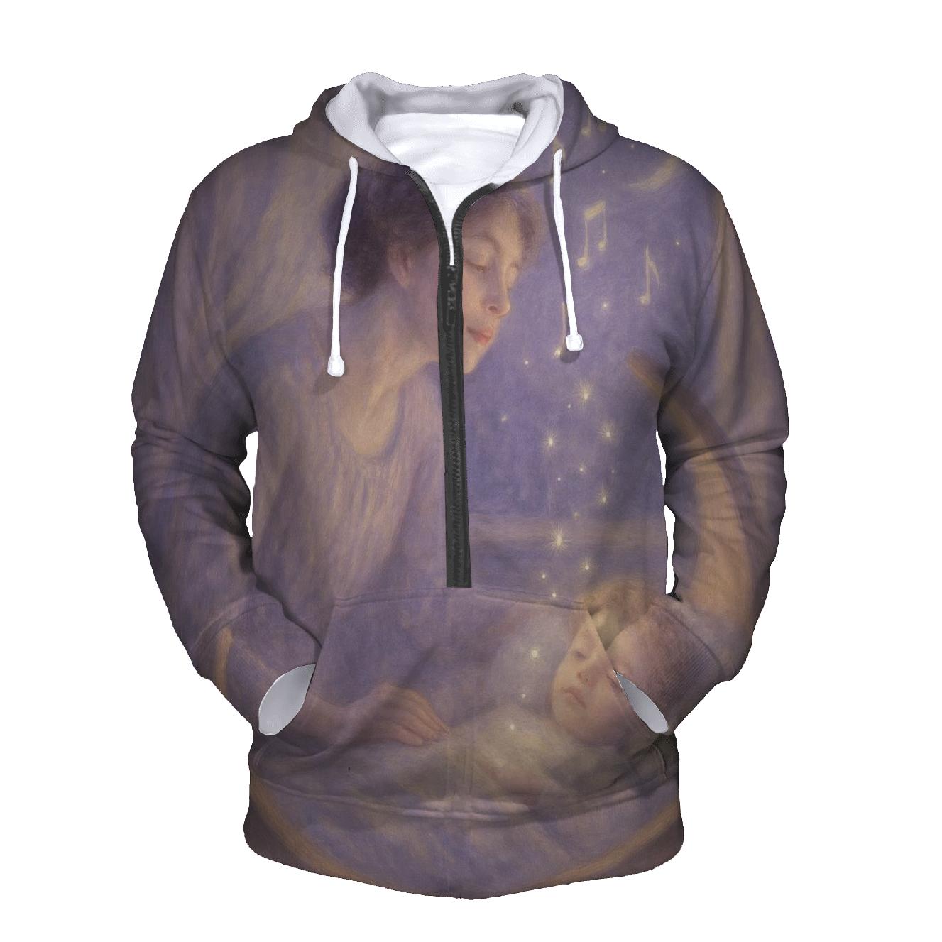 Lullaby Of Small Stars printed hoodies