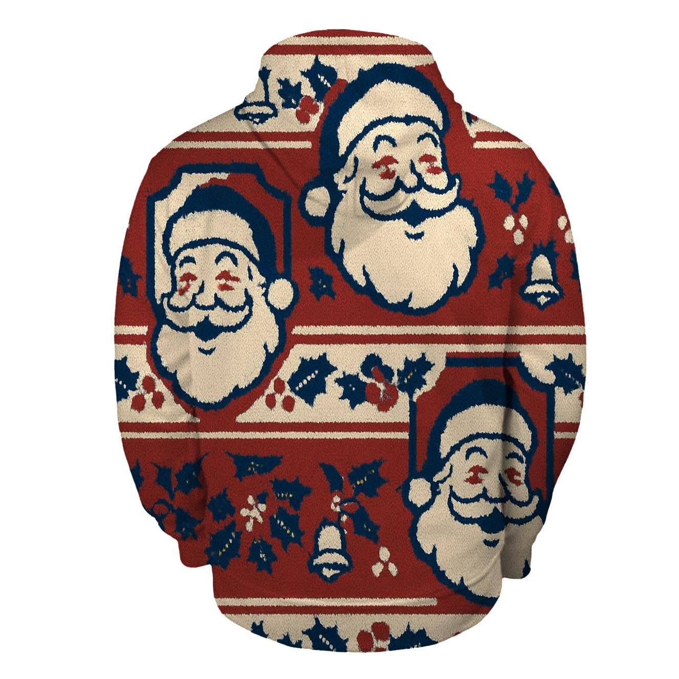 Santa Sweater Crest Design hoodie designs