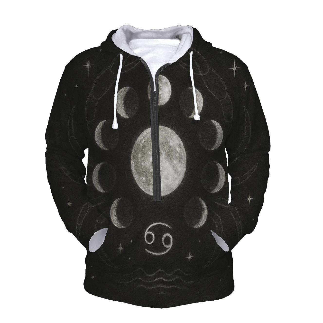 Cancer Moon Phase Cycle hoodies fashion