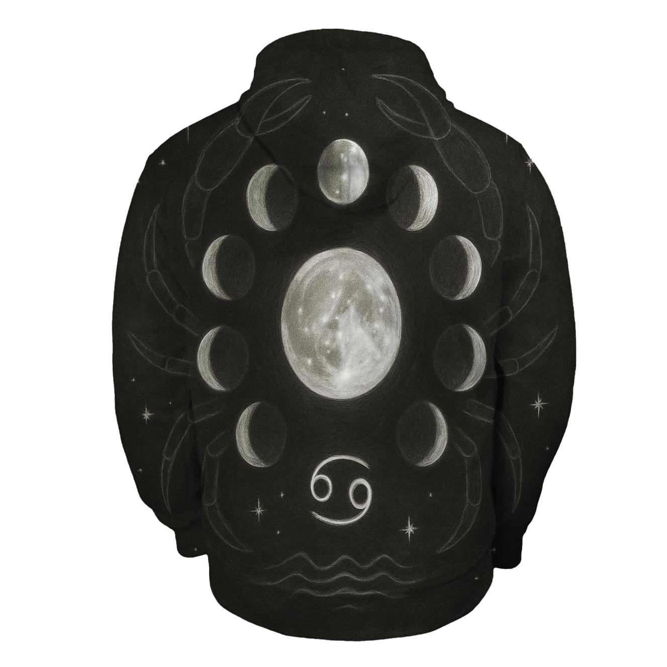 Cancer Moon Phase Cycle hoodies fashion