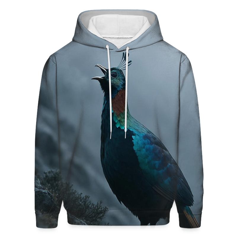 Misty Ridge Caller — Himalayan Monal hoodie trends